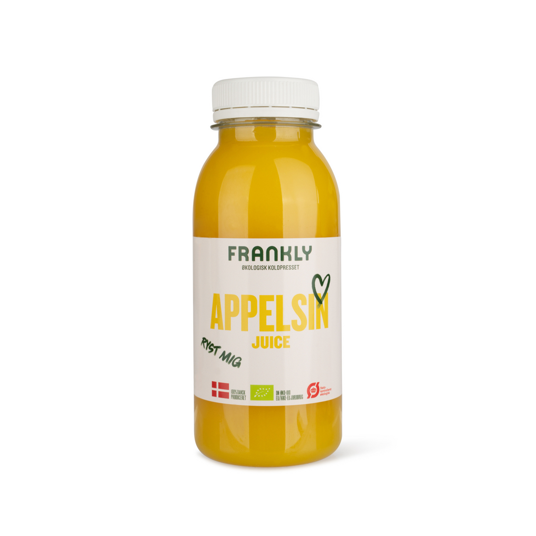 Frankly Juice 100% appelsin, 250 ml. x 6 stk.