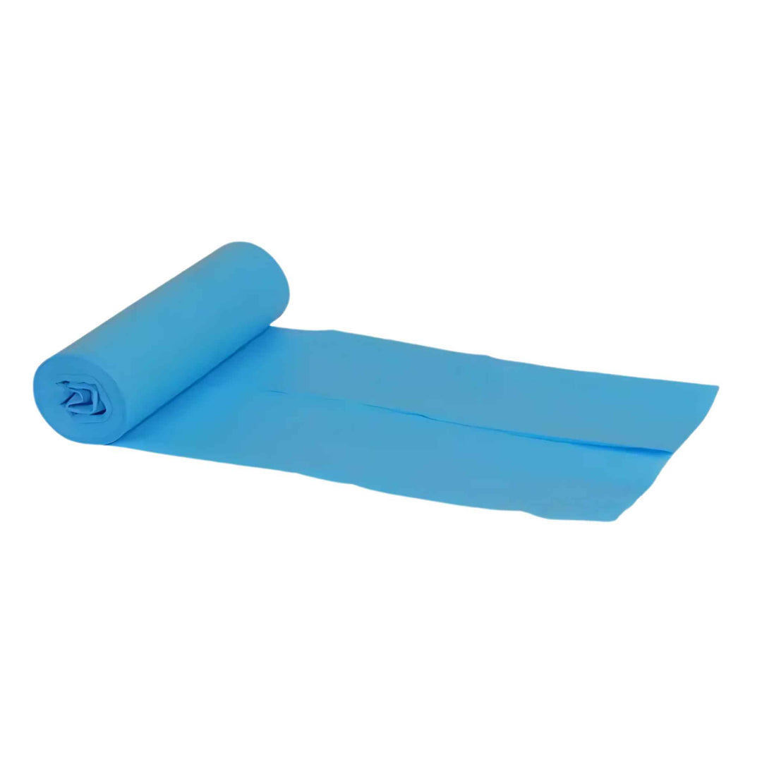 Blå affaldssække 40 L (55×80 cm) af genanvendt plast, 32 ruller á 10 stk. – passer til Sækko-Boy stativ.