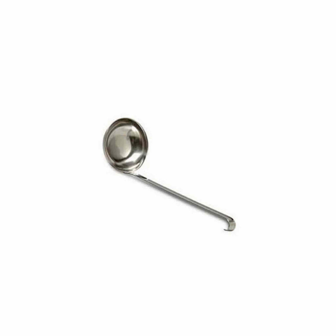 Opøser Ø4,5 cm L24 cm, langt håndtag for nem håndtering, skålens diameter 4,5 cm, praktisk krog til opbevaring, holdbart design, perfekt til daglig og professionel brug.