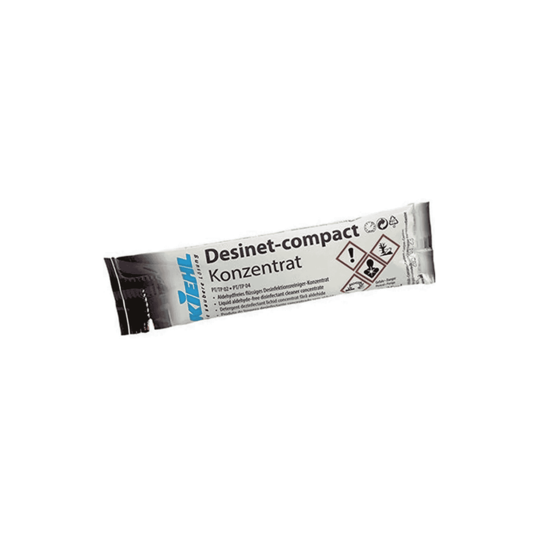 Kiehl Desinet-Compact overfladedesinfektion 25 ml. Effektiv til rengøring og desinfektion. Velegnet til vandbestandige overflader. Leveres i pakke med 80 stk.