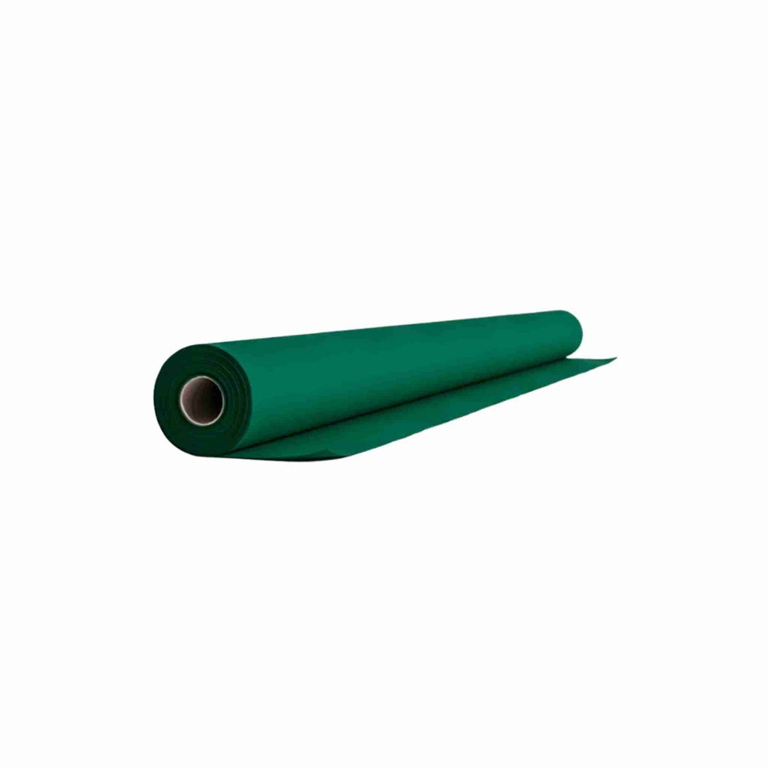 Luksus rulledug i papir, grøn, 1,20 m x 25 m – stoflignende og rivefast, ideel til festlige anledninger.