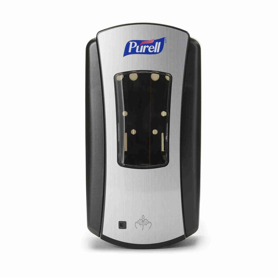 Spritdispenser Purell LTX-12 Sort/krom, 1200 ml, 1 stk. Berøringsfri dispenser med lavt energiforbrug, ideel til områder med høj trafik.