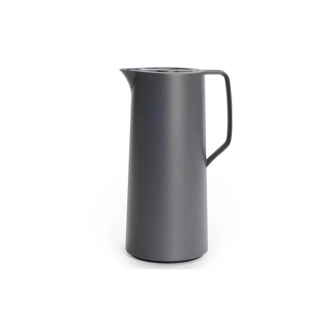 Grå Tefal Motiva termokande 1 l, holder varme 12 t og kolde drikke 24 t, lækagesikker med Quick Press.