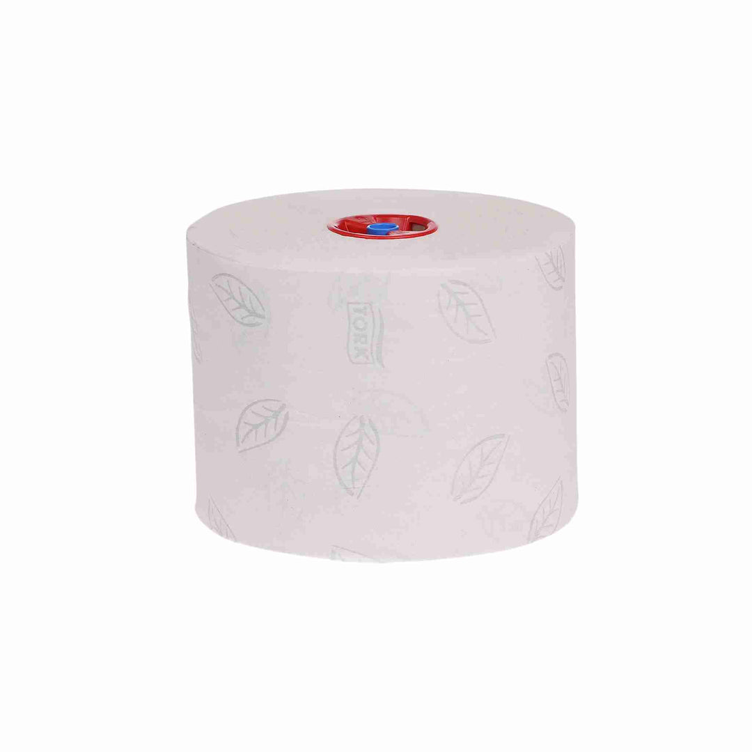 Toiletpapir Tork T6 Advanced, 2-lags, 100 m. Blødt, absorberende og EU Ecolabel mærket. Passer til Tork Twin Mid-size dispenser.