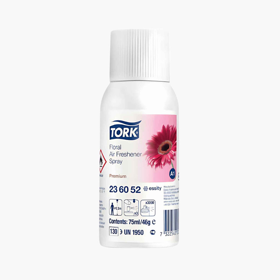 Tork 236052 blomsterduft luftfrisker med langvarig blomsterduft og patenteret teknologi til effektiv neutralisering af lugt.