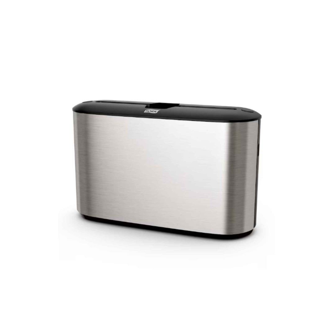 Tork 460005 H2 Xpress håndtørringsdispenser i rustfrit stål med anti‑fingeraftryk, refillindikator og CO₂‑neutral design.