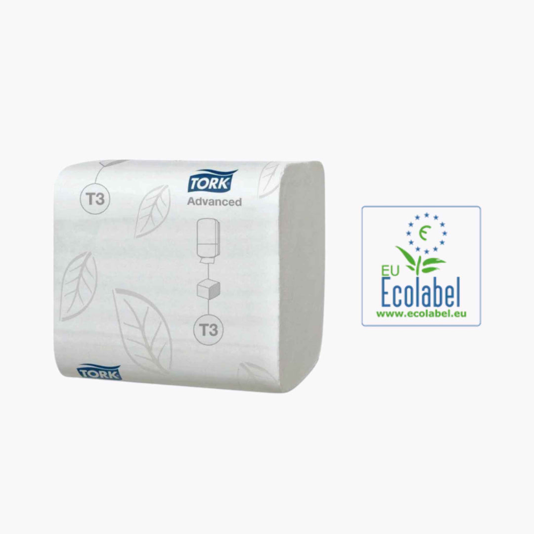 Tork T3 wc papir 114271 – miljøvenlig og effektiv løsning til travle toiletmiljøer.