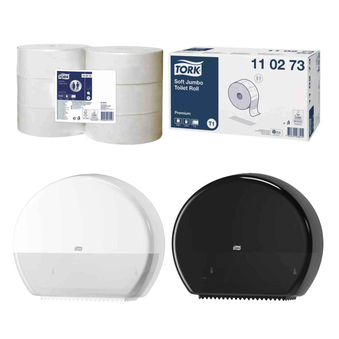 Tork T1: toiletpapir og dispensere med høj kapacitet og hygiejnisk dispensering til toiletområder.