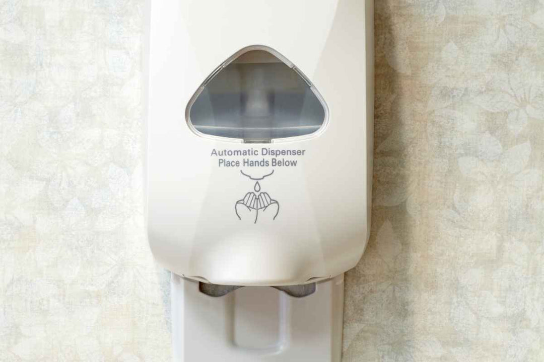 Høj hygiejne og stilrent design med automatisk sæbedispenser