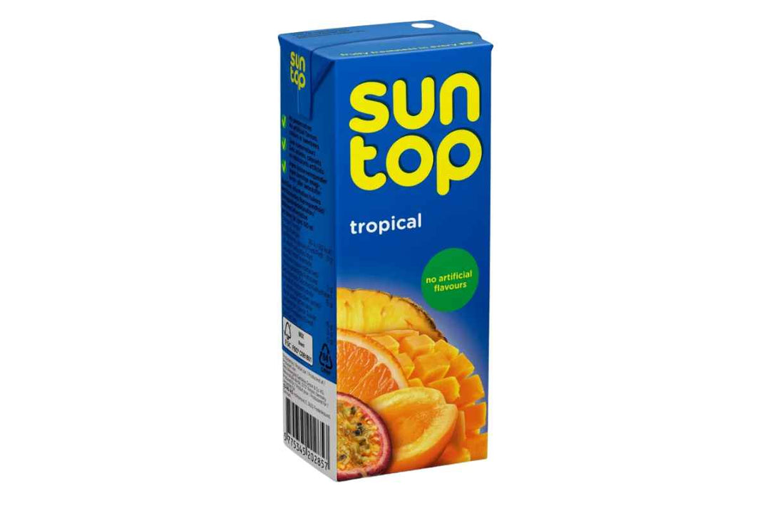 Suntop tropical – Eksotisk smag og praktisk nydelse i hver juicebrik