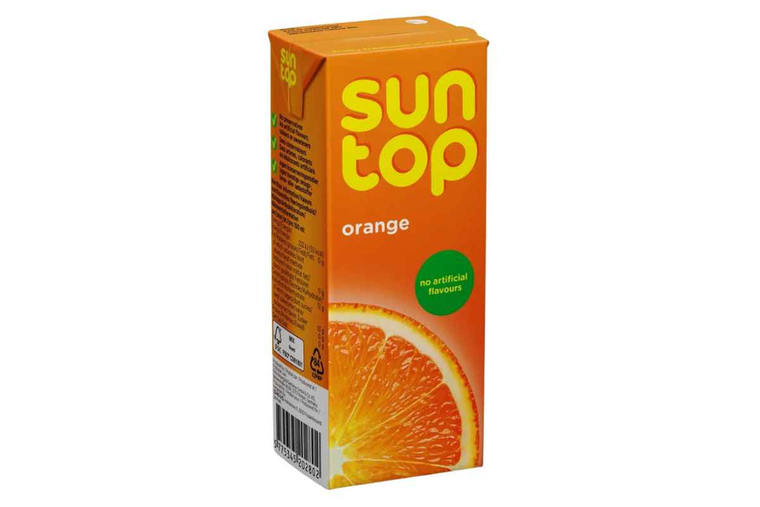 Suntop orange juice – Frisk appelsinsmag i en praktisk juicebrik