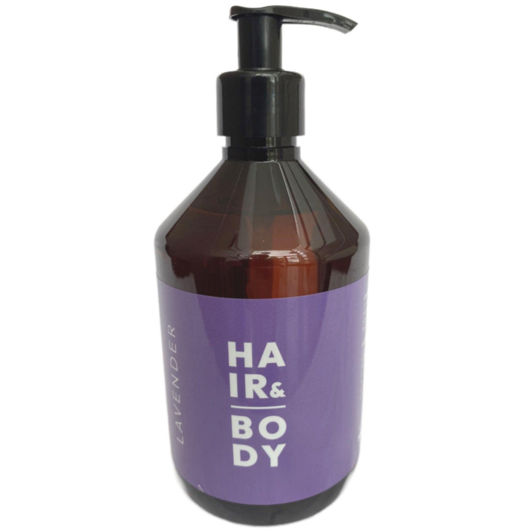 Hair &amp; Body Wash til hår og krop med lavendelduft i 500 ml flaske til daglig vask