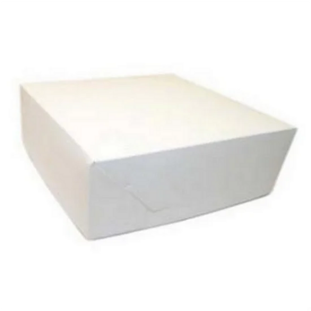 Tærteæske lav til opbevaring og transport af tærter og kager, 185x185x50 mm, 250 stk