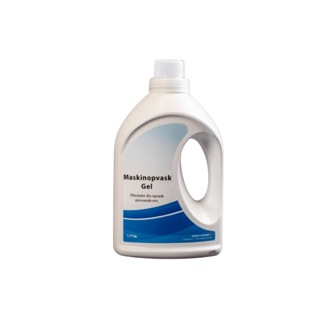 Maskinopvask gel 1,17 kg til opvaskemaskine, let opløselig og nem at dosere, ca. 60 vaske