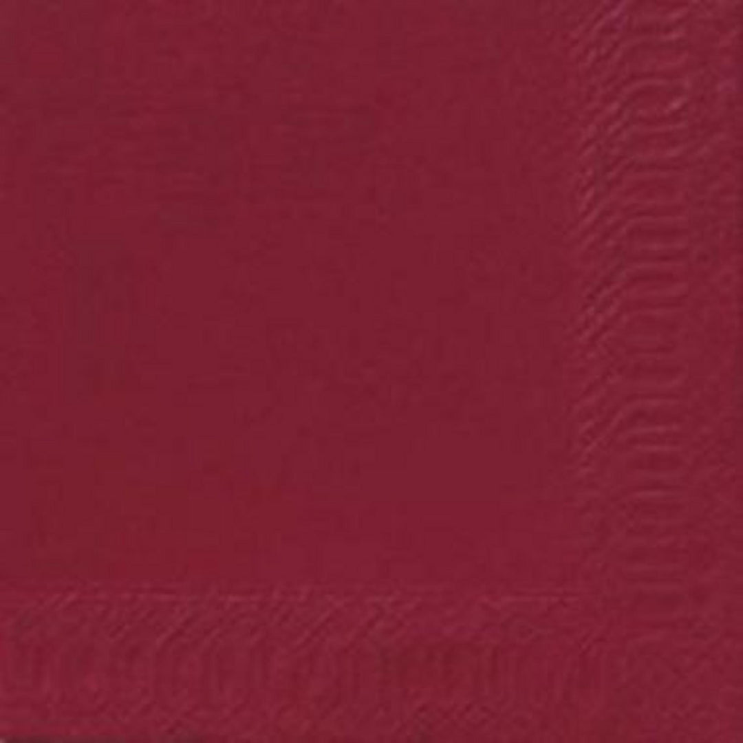 Serviet Duni Bordeaux 3-lags 33x33 cm, FSC-certificeret, velegnet til borddækning ved arrangementer