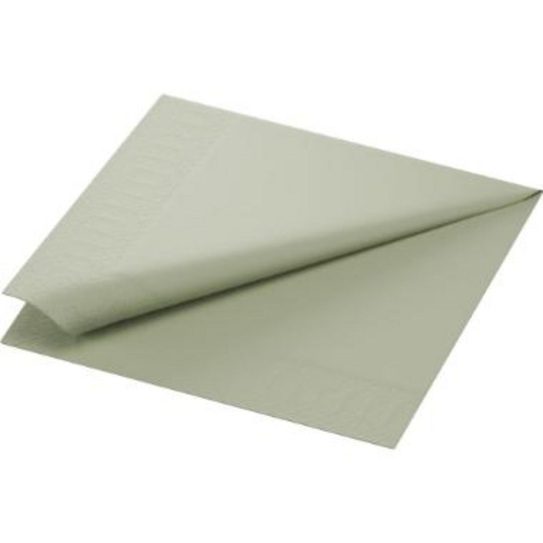 Servietter i 3-lags FSC-certificeret papir, 40 x 40 cm, Pistachio Green, 1/8 foldning, komposterbare