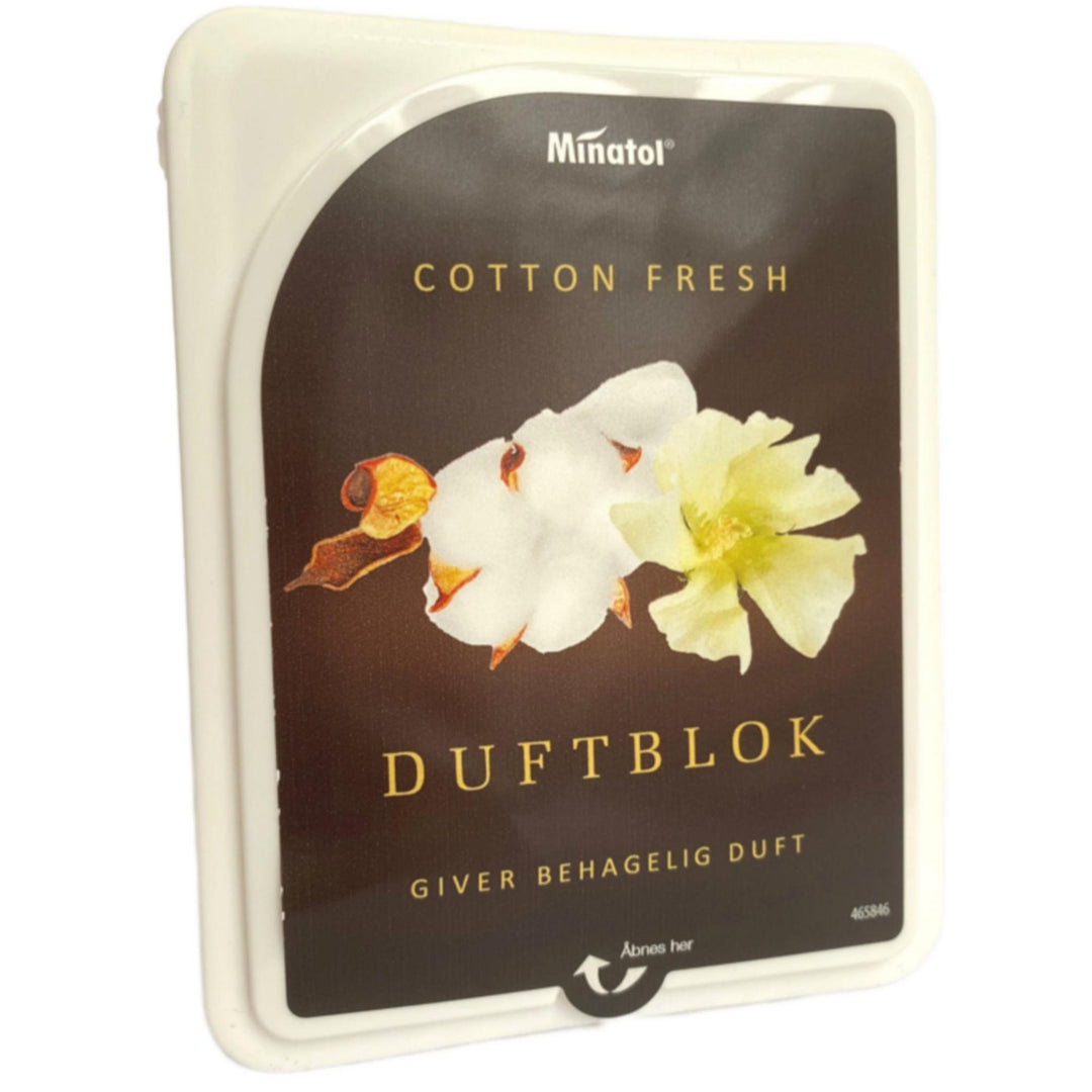 Duftblok Cotton Fresh i hvid til neutralisering af lugt og mild frisk duft i rummet