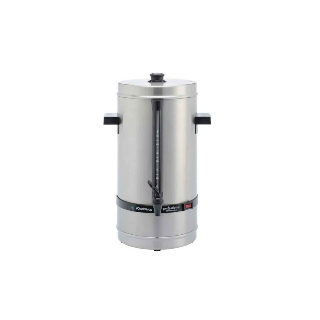 Daalderop Professional kaffemaskine 80 kopper, manuel påfyldning, rustfrit stål, holder kaffe varm.