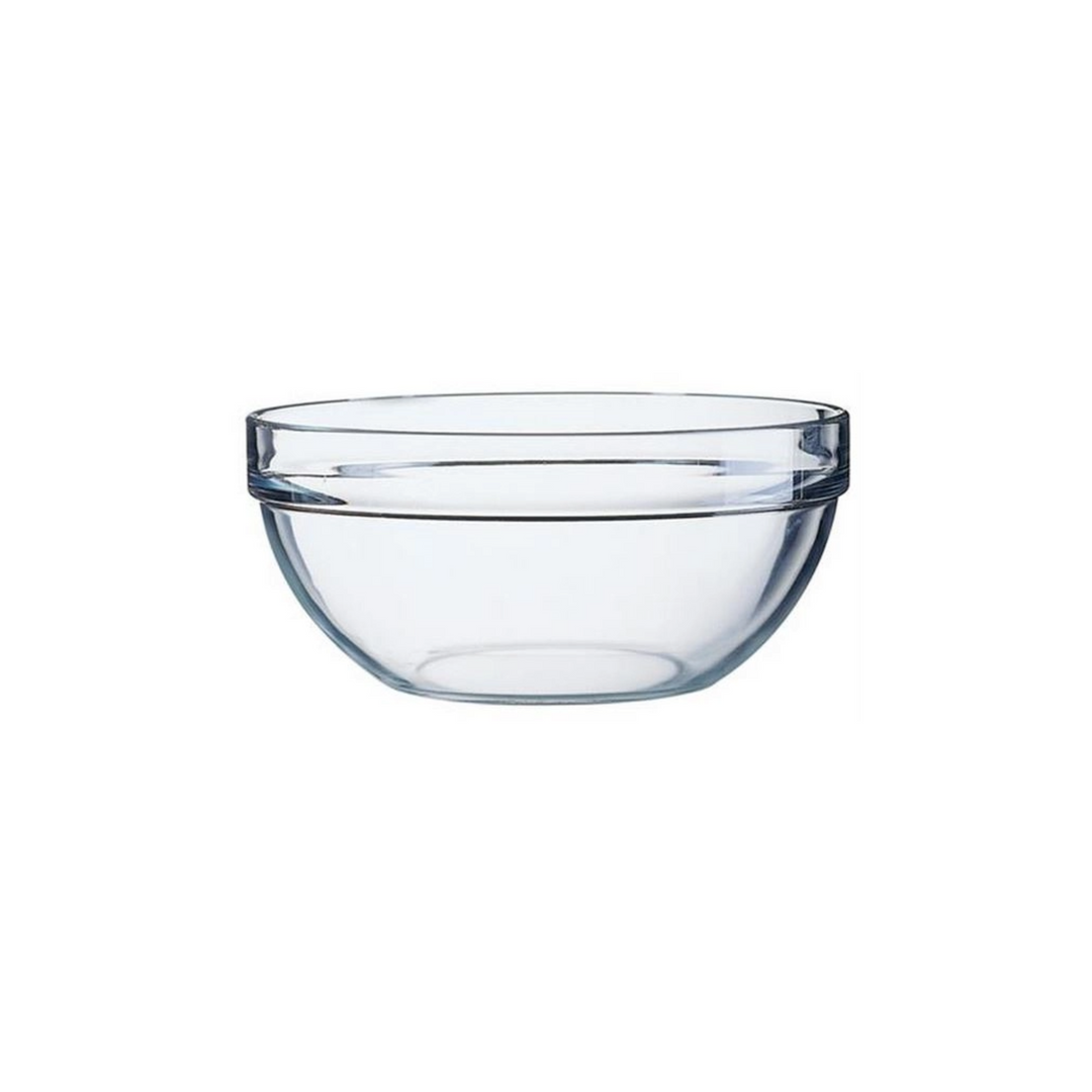 Glasskål 20 cm - Praktisk glasskål med 20 cm i diameter. Leveres som pakke med 6 stk. fra Cares.dk.