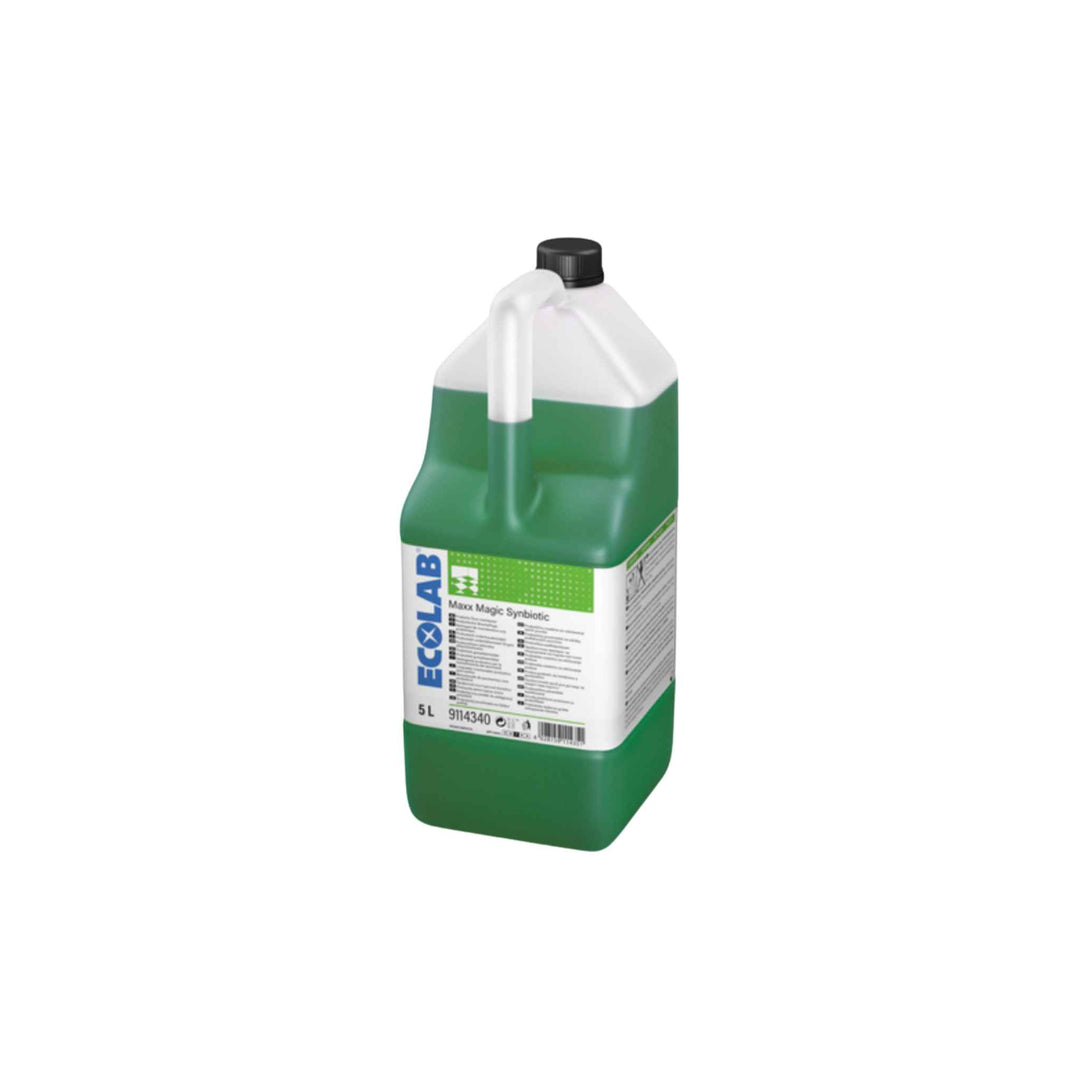 Ecolab Maxx Magic Synbiotic gulvvask 5 ltr. x 2 stk., synbiotisk rengøring med probiotika til dyb og langvarig gulvrengøring.
