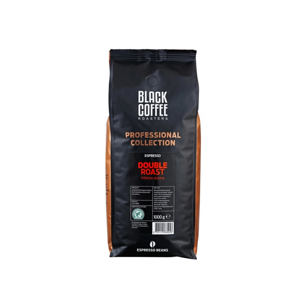 Espressobønner fra Amazonas Black Coffee Roasters - Intens aroma og bæredygtig kvalitet.