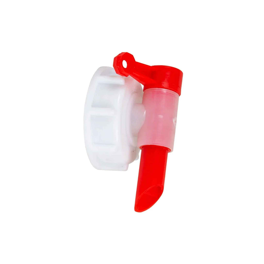 Taphane til 60 l dunk, passer til 71 mm åbning, sikrer præcis dosering uden spild og slidstærk brug.