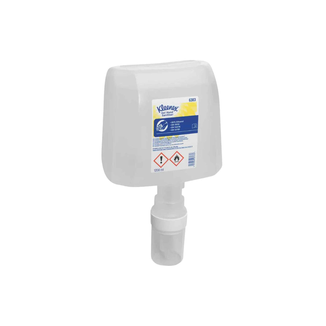 Kimberly-Clark Kleenex hånddesinfektion 1,2 l x4, pumpe, uden parfume, effektiv til daglig hygiejne.