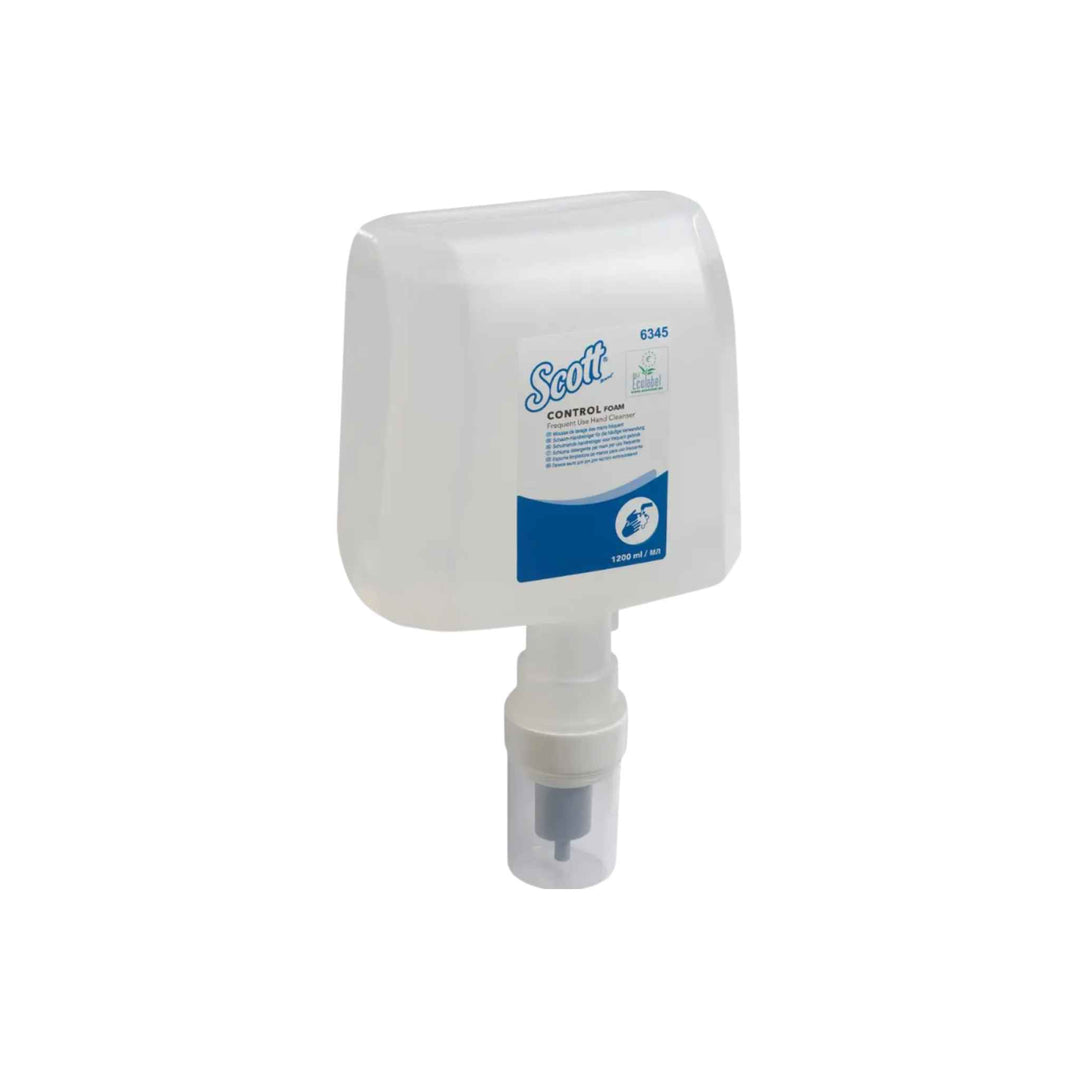 Kimberly-Clark (Scott) skumsæbe 1,2 l x4, uden parfume, pH 5–6 — mild, skånsom og velegnet til sensitiv hud.