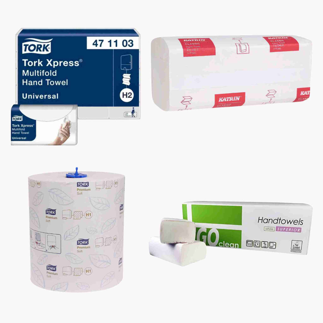 Miljøvenlige papir håndklæder til erhverv – høj sugeevne, god hygiejne og egnet til travle, professionelle miljøer.