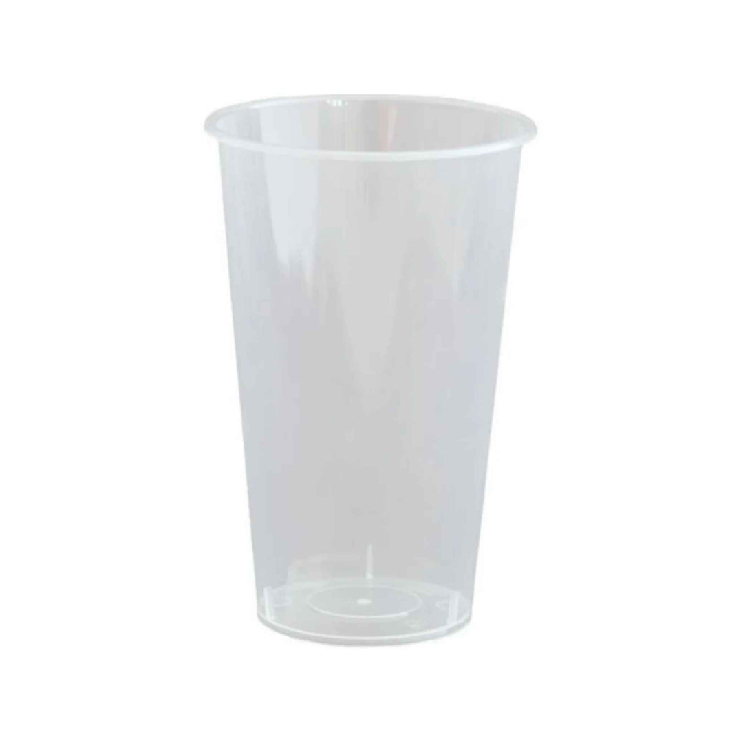 Klare plastglas 40 cl, 25 stk, flergangsbrug, tåler opvaskemaskine, til kolde og varme drikke.