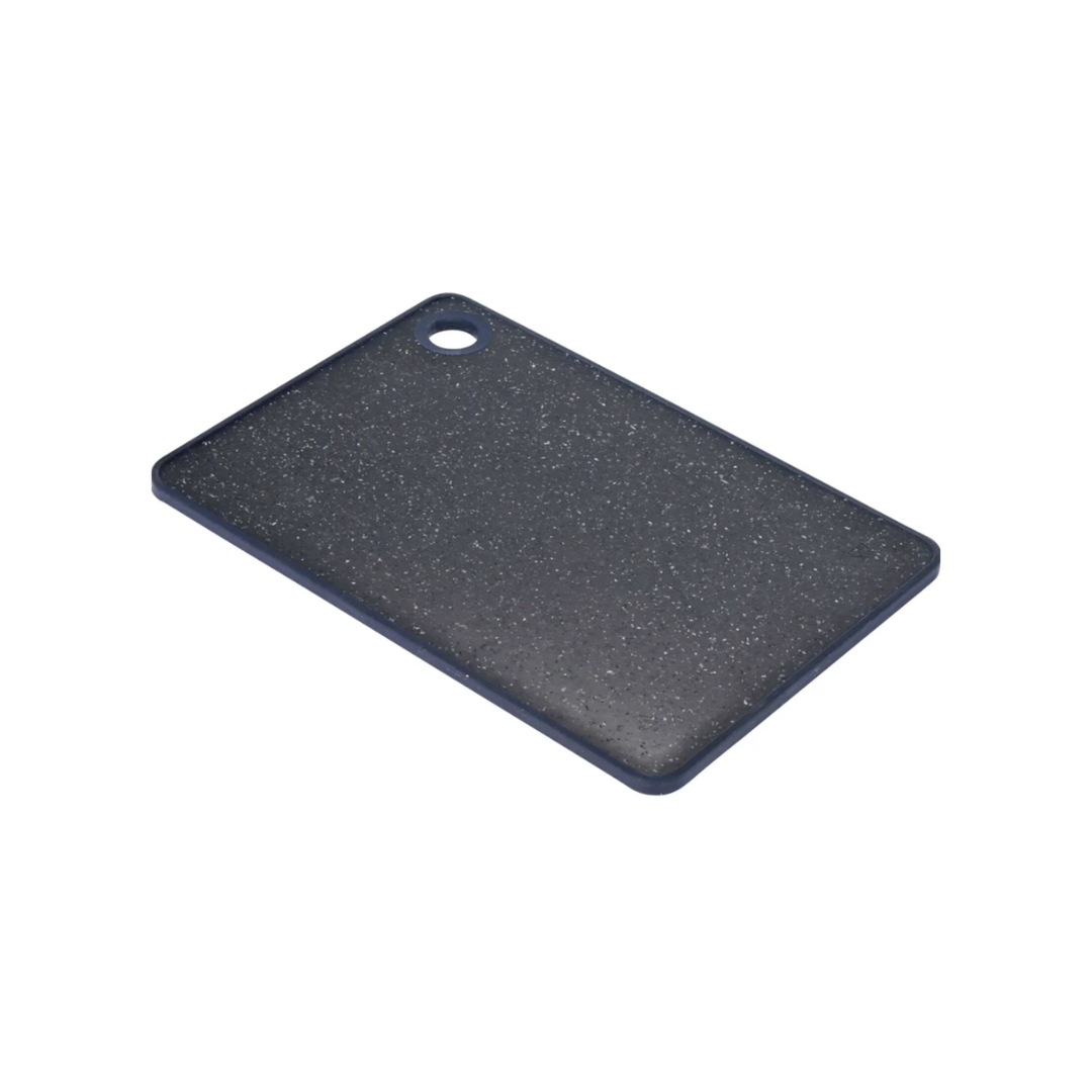 Skærebræt 27x20,5 cm – praktisk og nemt at rengøre, 1 stk. i grå/sort granitfinish.