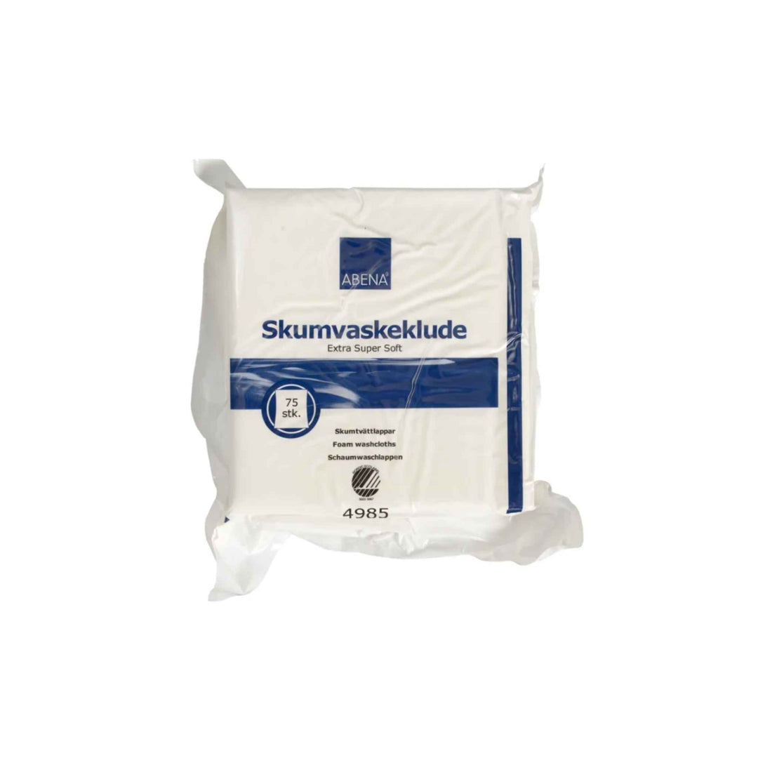 Abena Super Soft skumklude 75 stk. x 40 pk., bløde engangsklude til personlig pleje, svanemærket og hudvenlige.