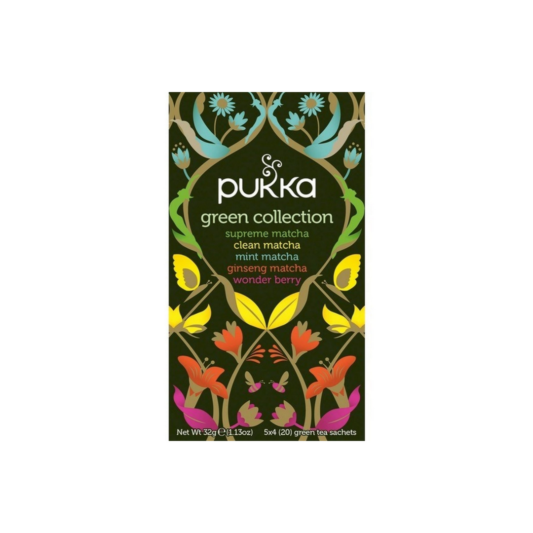 Te Pukka Green Collection, 20 breve - Supreme, Clean, Mint, Ginseng, Wonder berry.