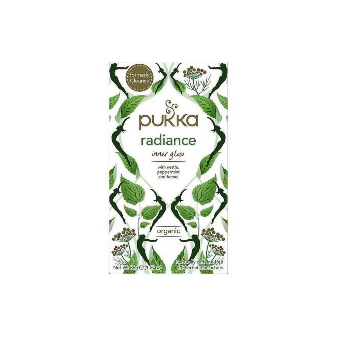 Te Pukka Radiance, 20 breve - Delikat urtete fra Pukka. 100% økologisk, Fairtrade-mærket.