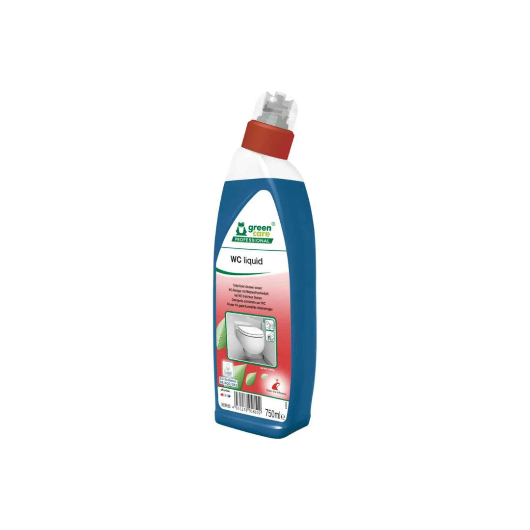 Tana WC Liquid toiletrens 750 ml. x 10 stk., citronsyrebaseret rengøringsmiddel med frisk duft, EU-Blomsten certificeret.