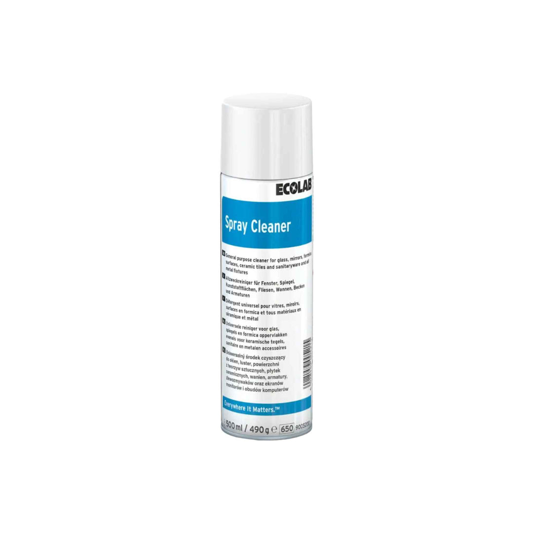 Ecolab Spraycleaner universalrengøring 500 ml. x 12 stk., effektiv spray til daglig rengøring af glas, spejle og inventar.