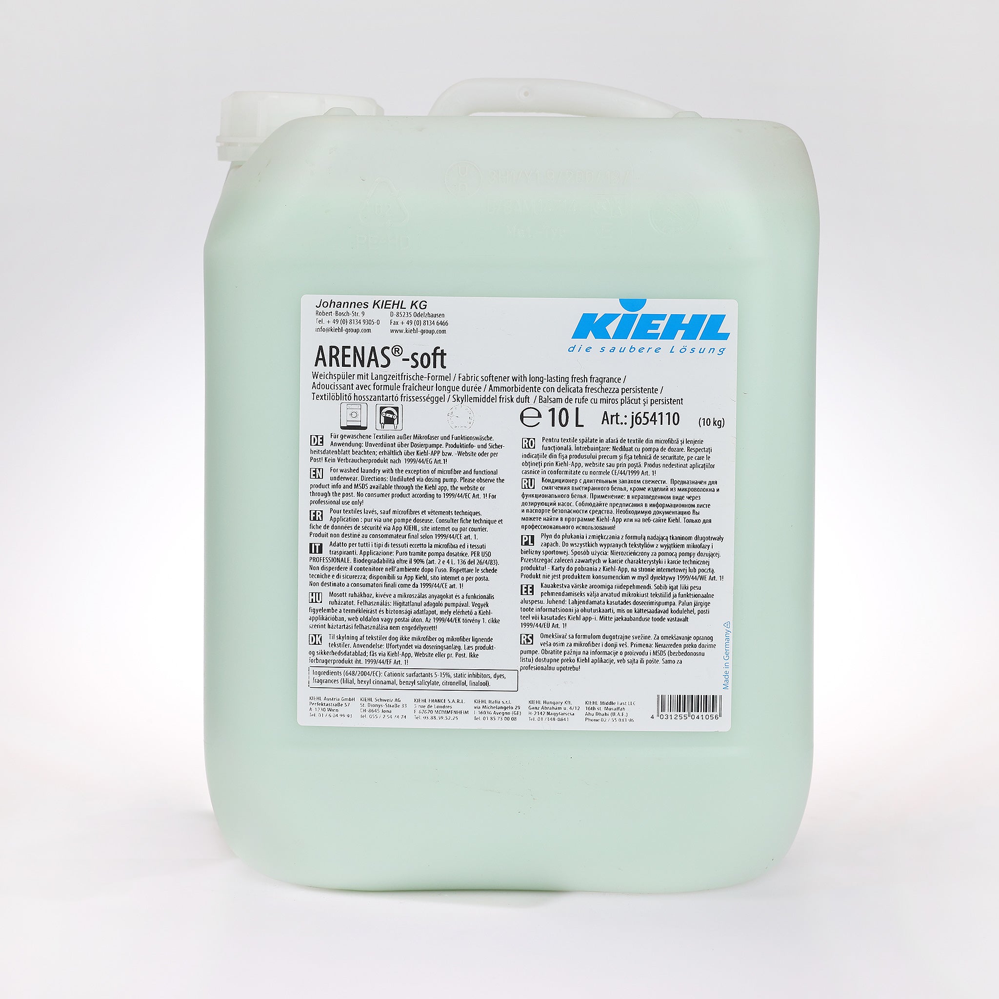 Weichspüler Kiehl ARENAS®-soft 10 L Weichspüler mit Langzeitfrische-Formel Weichspüler Kiehl ARENAS®-soft 10 L Weichspüler mit Langzeitfrische-Formel